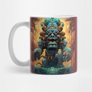 Mayan God Statue Mug